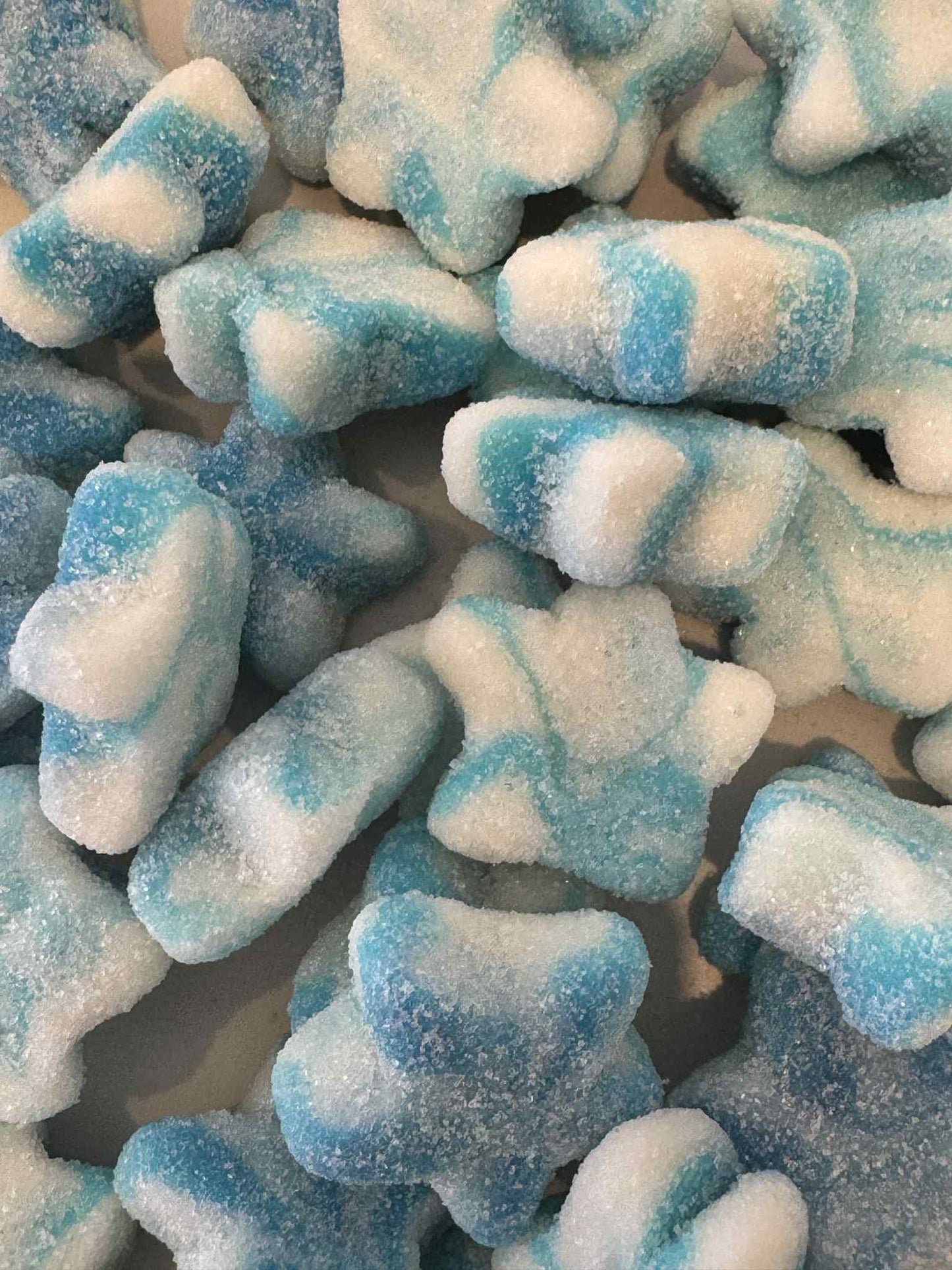 Fizzy Blue Raspberry Stars